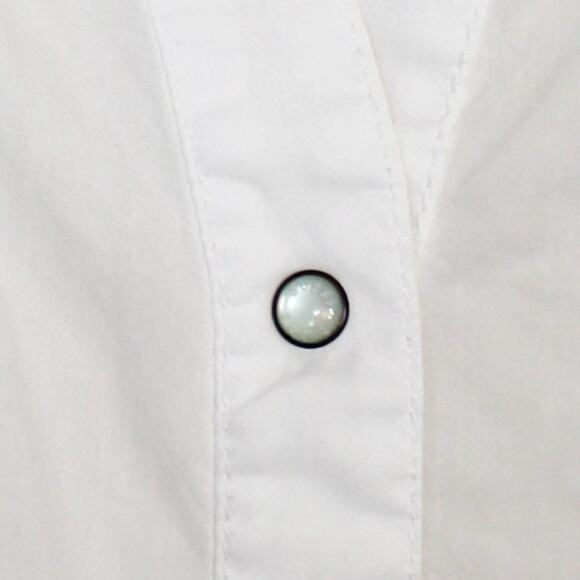 Guess Sleeveless Embellished Button Down Shirt Size L - Picture 10 of 10